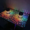 Solar Powered Deck Step Stair Lights Mandalas Theme Waterproof Fence Light Decorative Mandalas Lights for Garden Post Patio Backyard Yard Decor