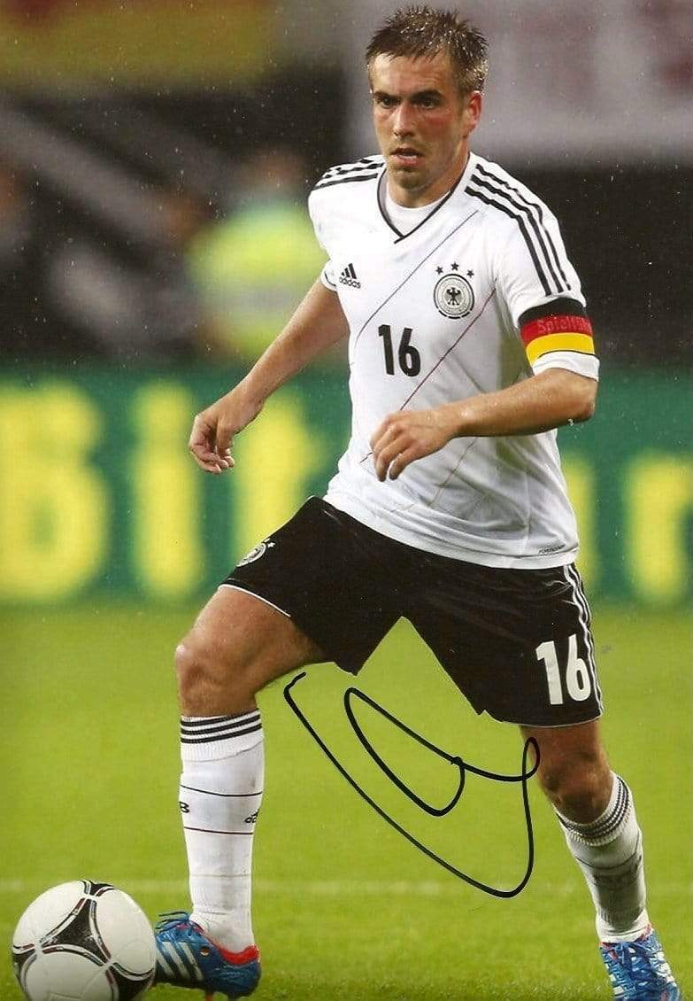 Philipp Lahm SOCCER autograph, In-Person signed Photo Poster painting