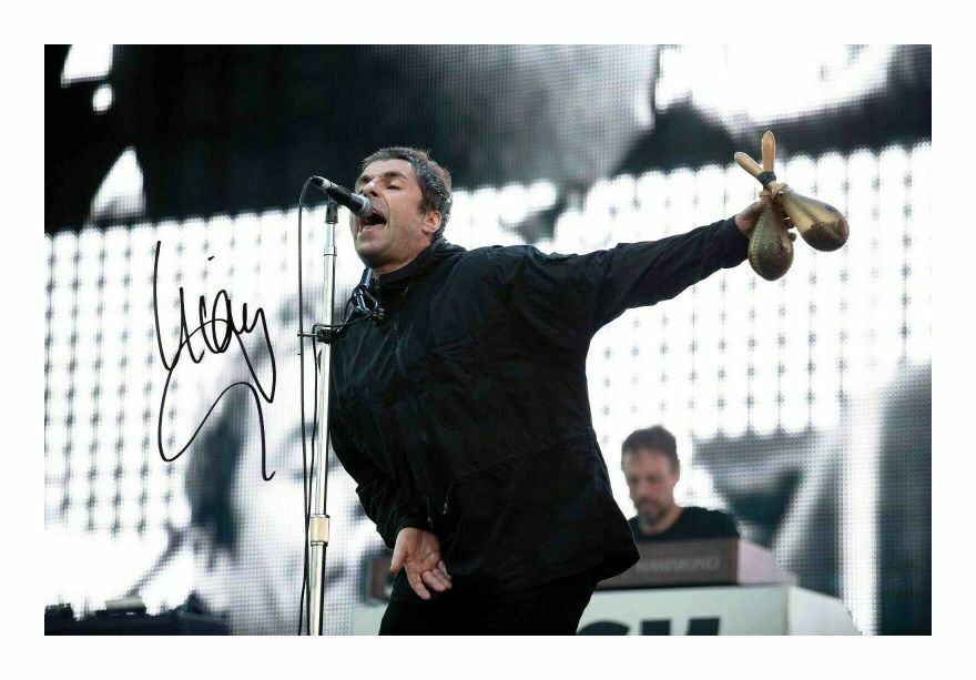 LIAM GALLAGHER AUTOGRAPH SIGNED PP Photo Poster painting POSTER