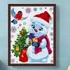Diamond Painting-DIY Full Round Drill Christmas Snowman