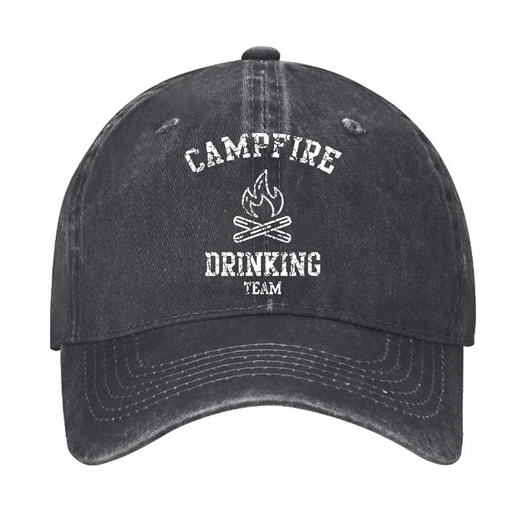 Campfire Drinking Team Funny Gift Hat