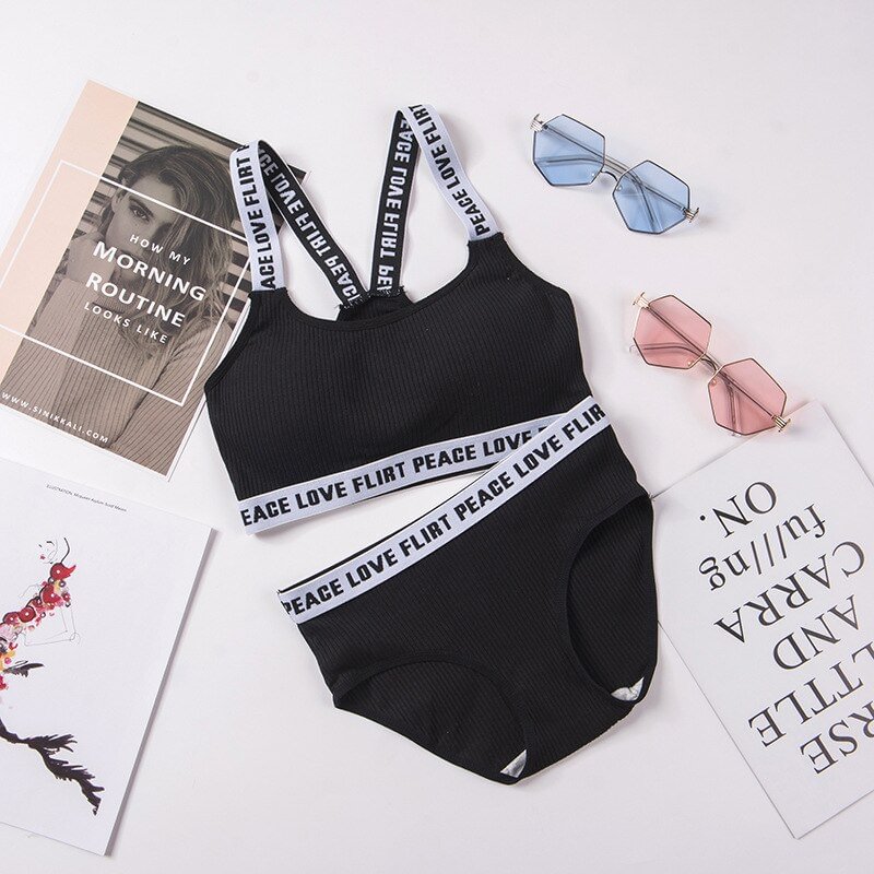 Billionm Women Sexy Bra Set Sports Underwear Lingerie Girl Bralette Push Up Lenceria Mujer Femme Wirefree Ropa Interior Langerie Bras