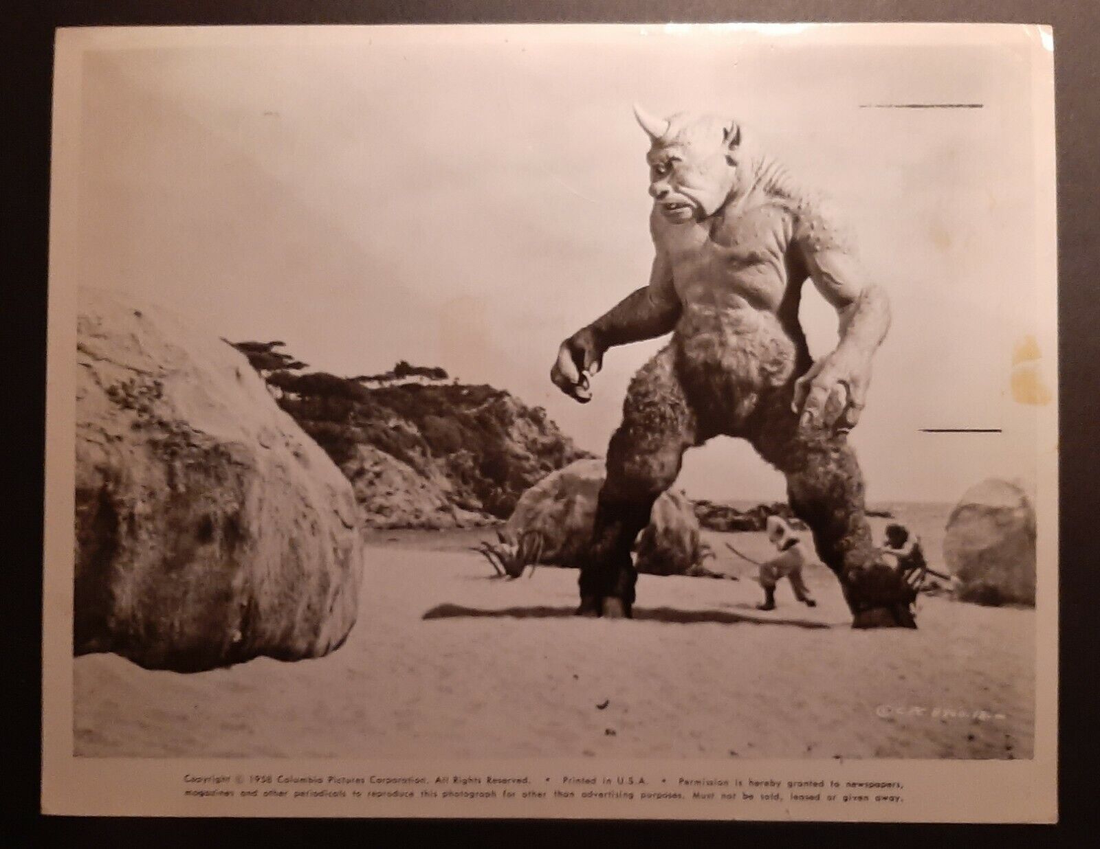 Ray Harryhausen: (Sinbad) Original vintage animation Photo Poster painting *