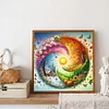 Diamond Painting-DIY Round Drill 4 Seasons Scenery(40*40CM)