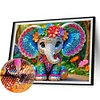 Elefant - speziell geformte Diamantmalerei - 40 * 30cm