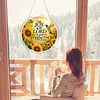 Letters DIY Diamond Painting Acrylic Special Shape Pendant Hanging Kit