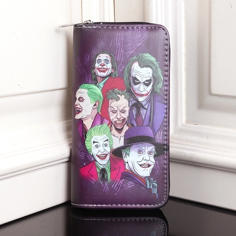 Boy’S Human PVC Pu Leather Zipper Kids Wallets