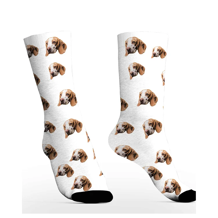 Custom Pet Face Socks with Photos