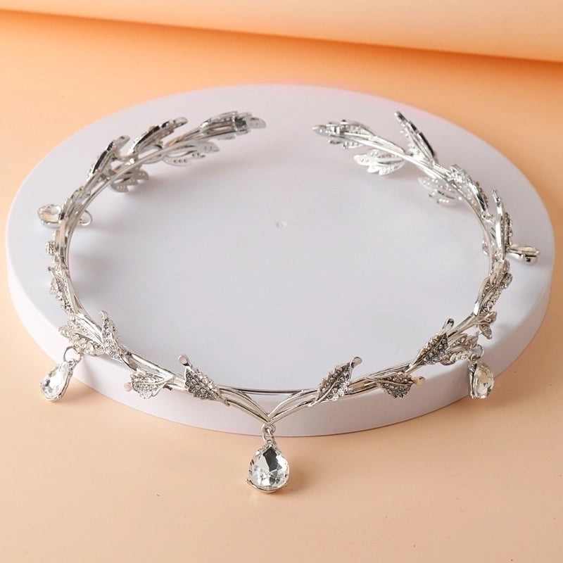 Fashion Crown Metal Plating Rhinestones Crown 1 Piece