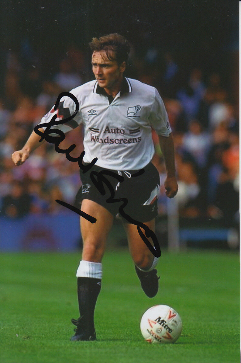 DERBY HAND SIGNED PAUL SIMPSON 6X4 Photo Poster painting 1.