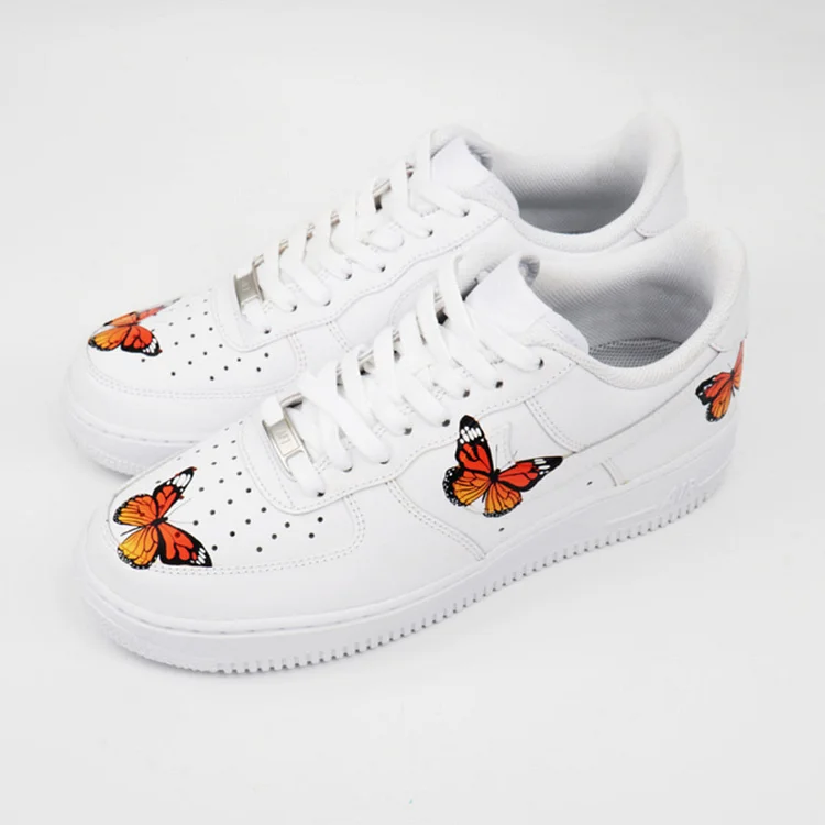 Custom Hand-Painted Sneakers- "Butterfly"
