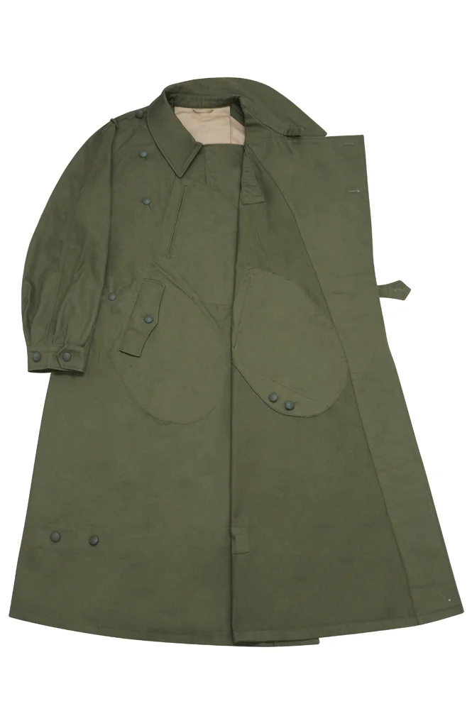   Wehrmacht DAK Tropical Afrikakorps Motorcyclist olive protective coat Kradmantel German-Uniform