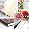 (US Local)Special Shaped Rose 50 Pages Diamond Painting Notebook for Adults Beginners