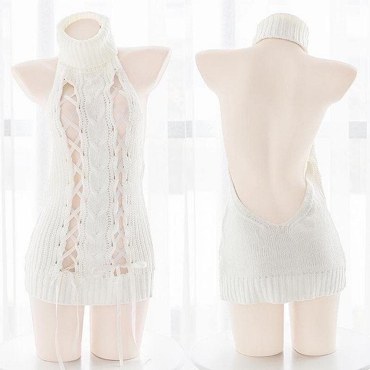 Ribbon Virgin Killer Sweater SP14894