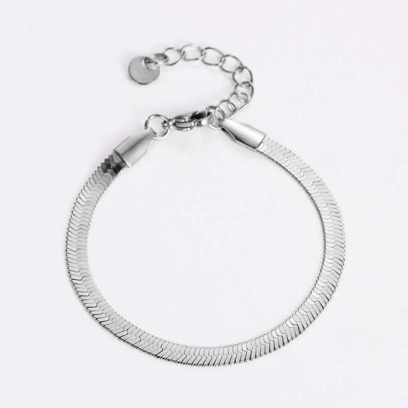 Minimalist Solid Color 304 Stainless Steel Bracelets In Bulk