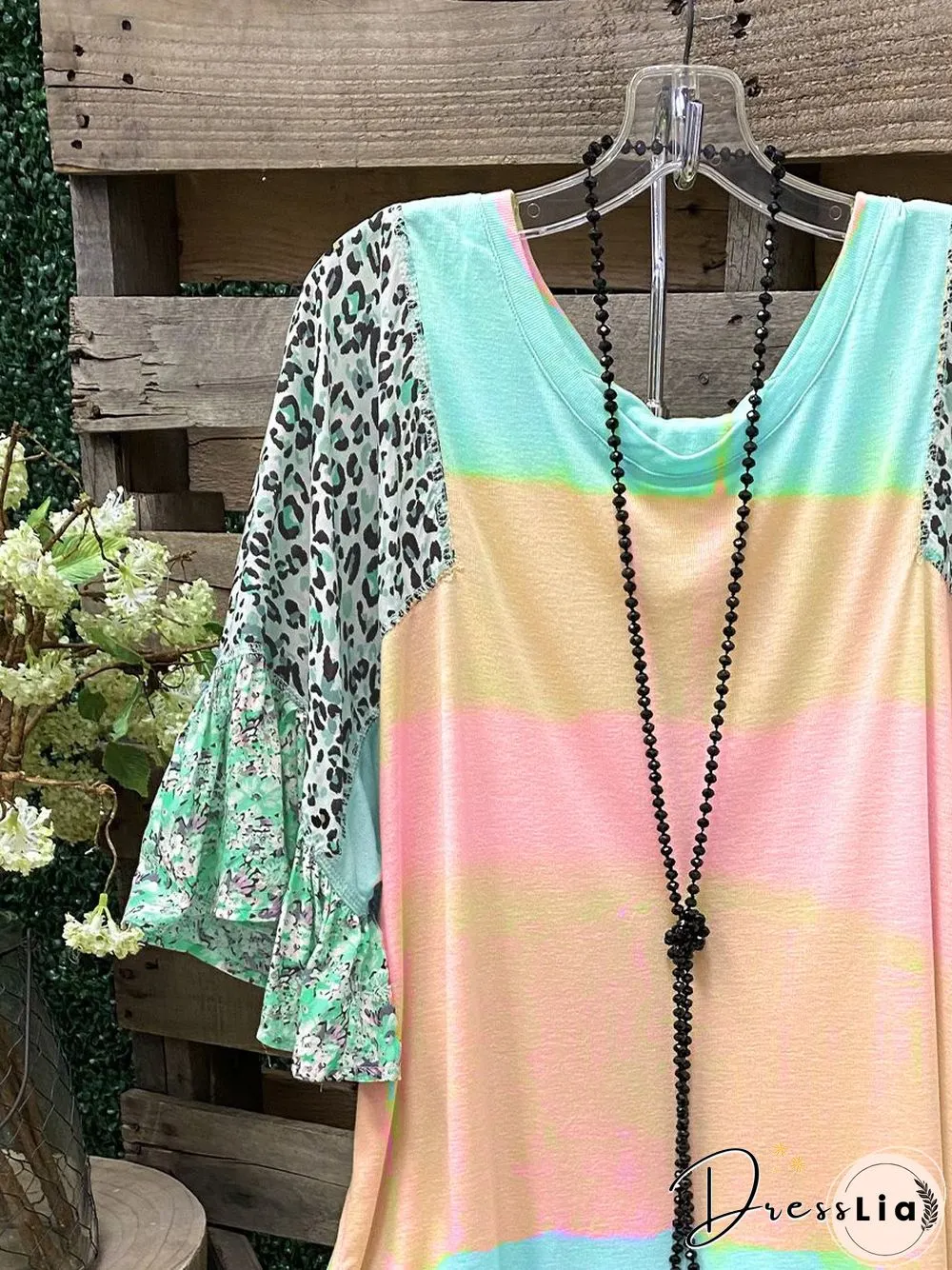 Casual Jersey Half Sleeve Floral T-shirt