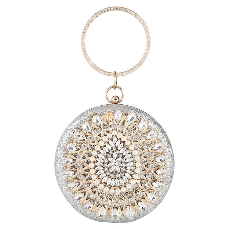 Pearl Round Pattern Pouches