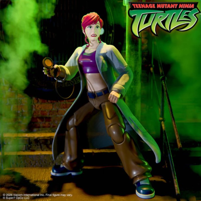 Super7 - Teenage Mutant Ninja Turtles Wave 14 April O'Neil X Hun Action Figure SUP82240 SUP82241 (Licensed)-