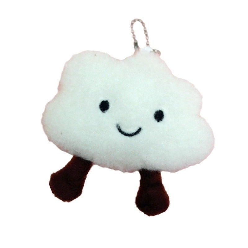 Minimalist Classic Style Clouds PP Cotton Keychain