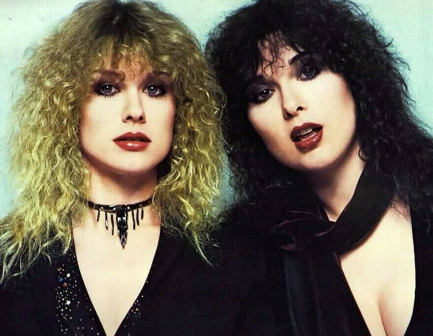 ?? young ANN & NANCY WILSON Photo Poster painting HEART 8x10” Photo Poster painting!