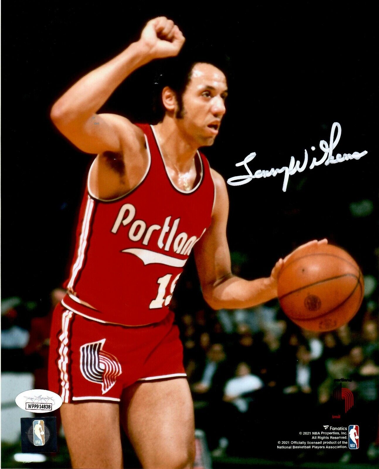 Lenny Wilkens autographed signed 8x10 Photo Poster painting NBA Port Land Trail Blazers JSA COA