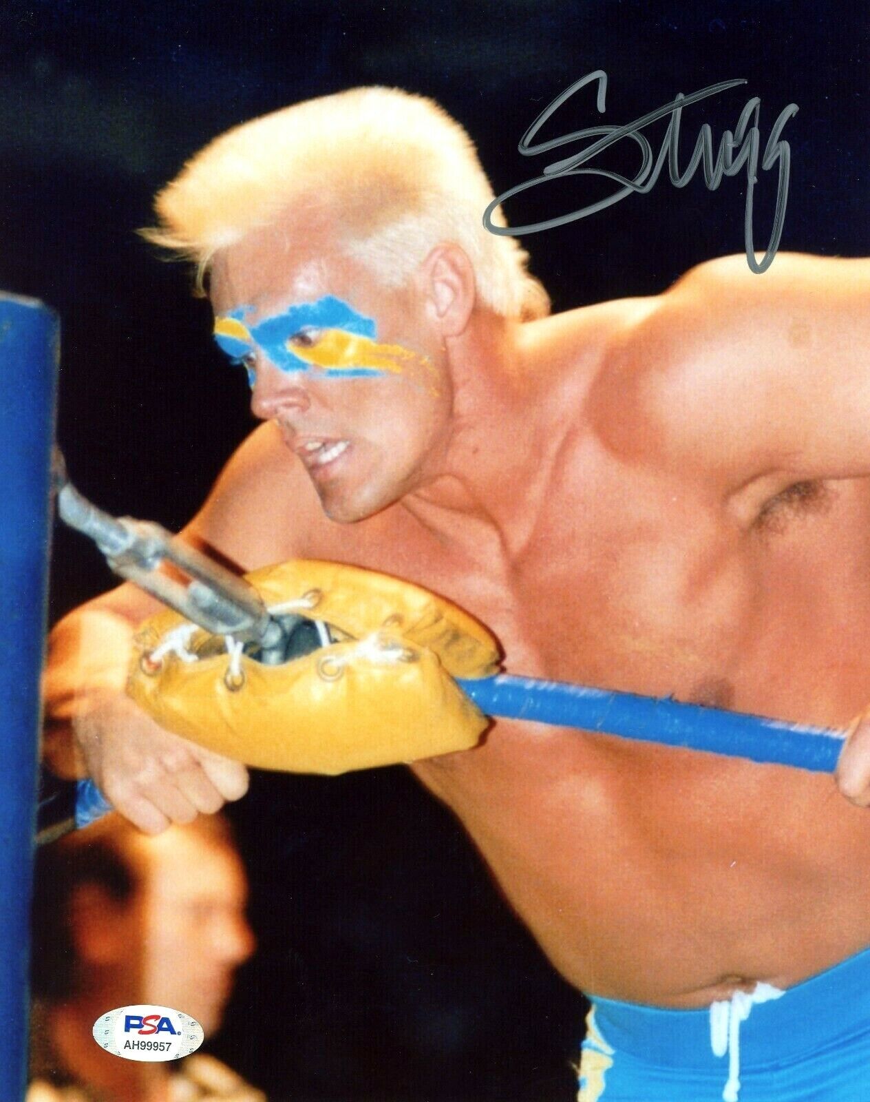 WWE STING HAND SIGNED AUTOGRAPHED 8X10 WRESTLING Photo Poster painting WITH PSA DNA COA 21