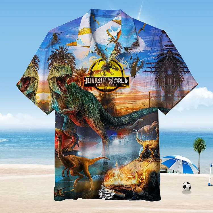 Jurassic Park|Unisex Hawaiian Shirt