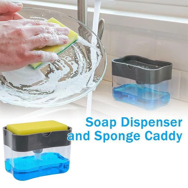 Soap Dispenser and Sponge Caddy | 168DEAL