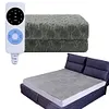 Plush Electric Blanket Winter Warm Throw Single Velvet Smart Office Grey Blanket