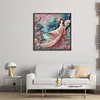 Japanese Beauty-11CT Stamped Cross Stitch 50*50cm/19.69*19.69in