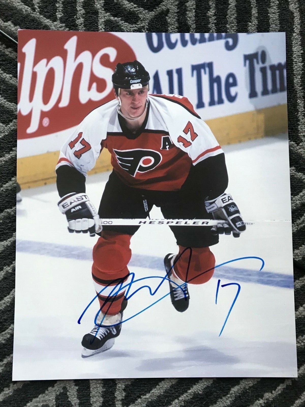 Philadelphia Flyers Rod Brind'Amour Signed Autographed 11x14 Photo Poster painting COA