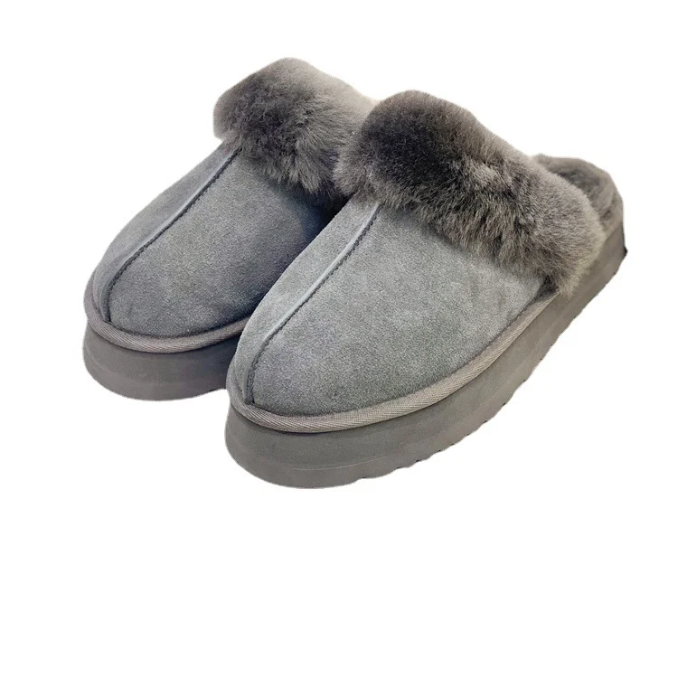Women's Plush Thick-Soled Cotton Slippers  Stunahome.com