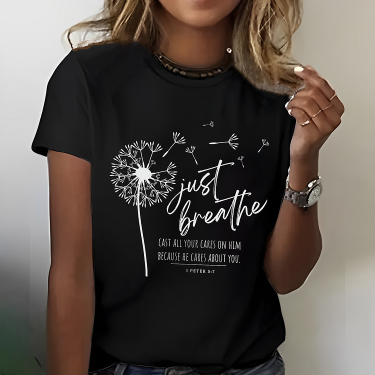 Just Breathe Women T-shirt