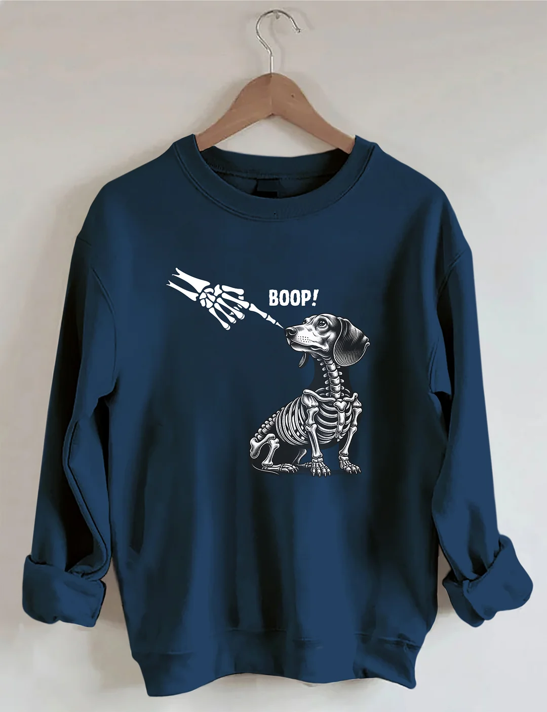 Dachshund Skeleton Halloween Sweatshirt