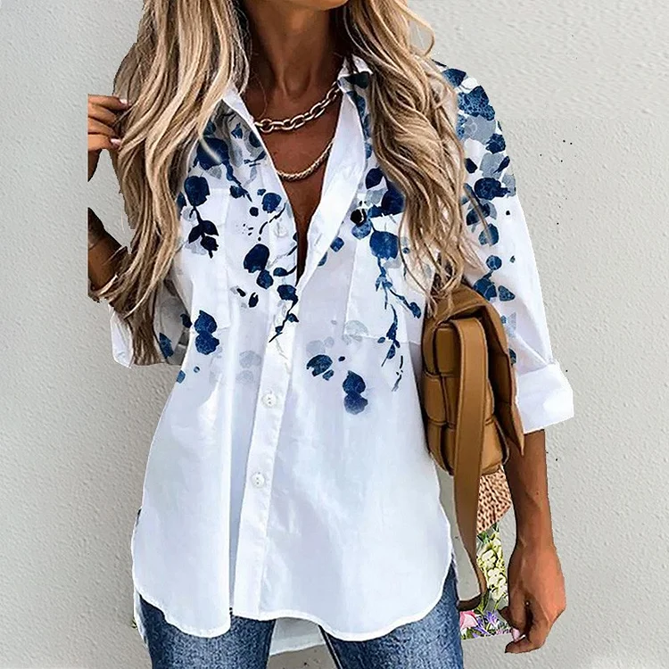 Women's Printed Commuter Shirt