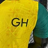 Player Version 2026 Ghana White with Black Star and Yellow Sleeves Jersey