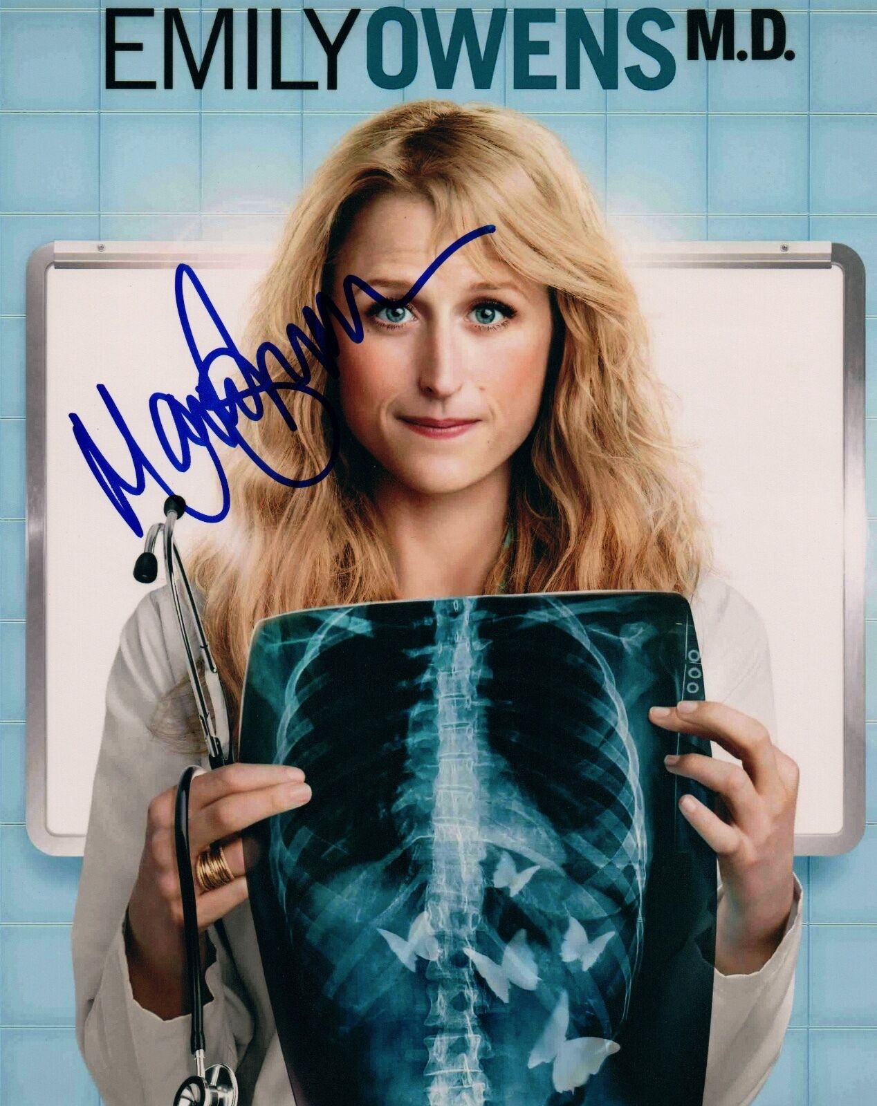 Mamie Gummer Signed Autographed 8x10 Photo Poster painting The Good Wife COA VD