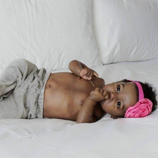  [Gift Toy Special Offer] 20'' Black African American Karen Reborn Toddlers Silicone Vinyl Newborn Baby Doll Girl, Reborn Toy Kids Gift - Reborndollsshop®-Reborndollsshop®