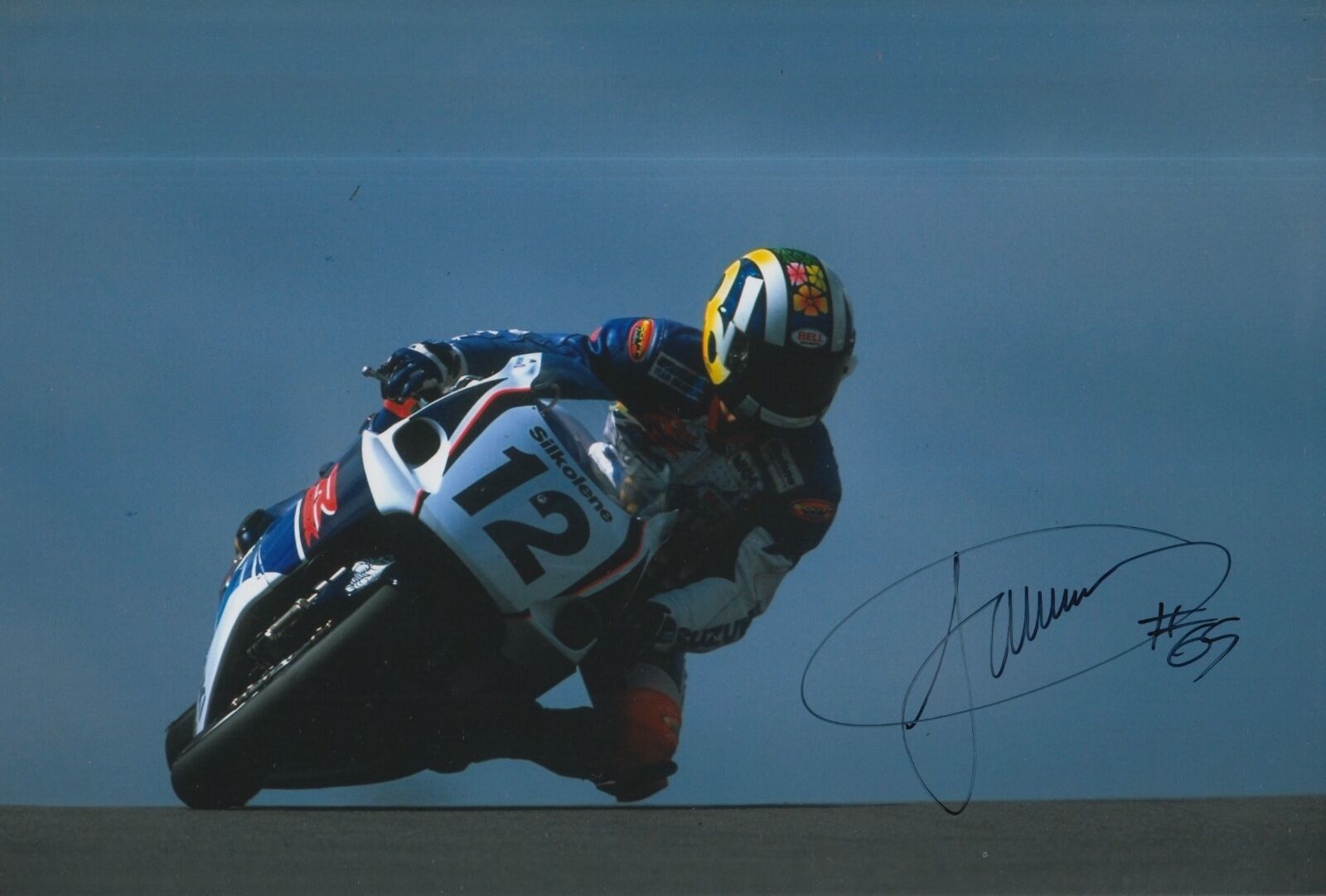 Jamie Whitham Hand Signed Photo Poster painting 12x8 Suzuki MotoGP 1.