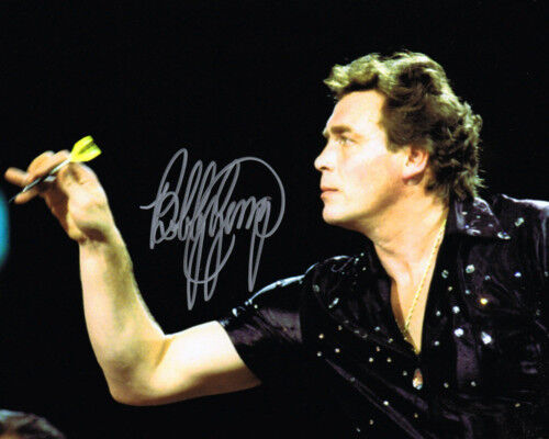 BOBBY GEORGE British Darts Legend HAND SIGNED Autograph on 10x8 Photo Poster painting AFTAL COA