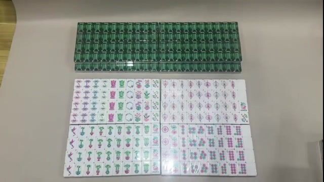 Emerald Mahjong Tiles &mdash; 160 Tiles