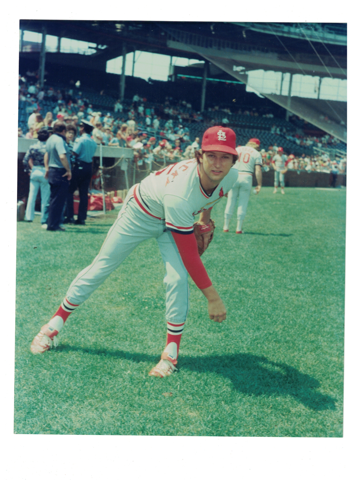 Greg Terlecky St. Louis Cardinals 8x10 Vintage BRACE Baseball Photo Poster painting RH2