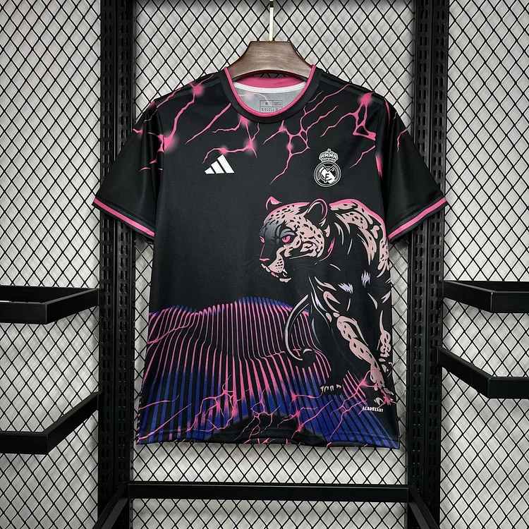 Real Madrid Löwen Sondertrikot 2024-2025 - Schwarz Rosa