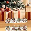 8PCS DIY Diamond Art Greeting Cards Congratulations Cards & Gifts (Christmas)