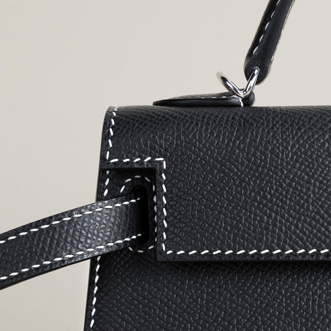 Mini Kelly II Epsom 89 Noir/37 Gold PHW
