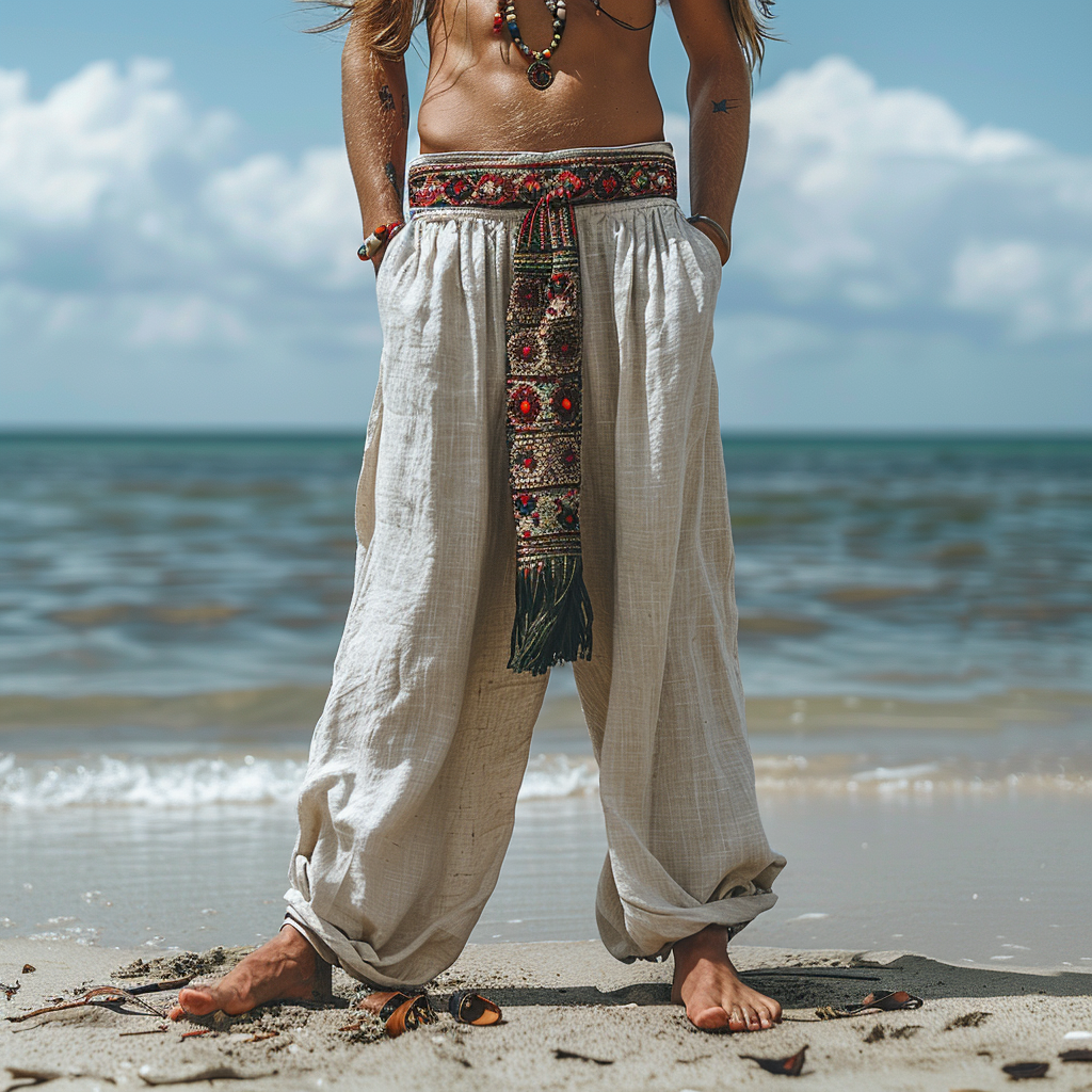 Men's Linen Pants-inspireuse