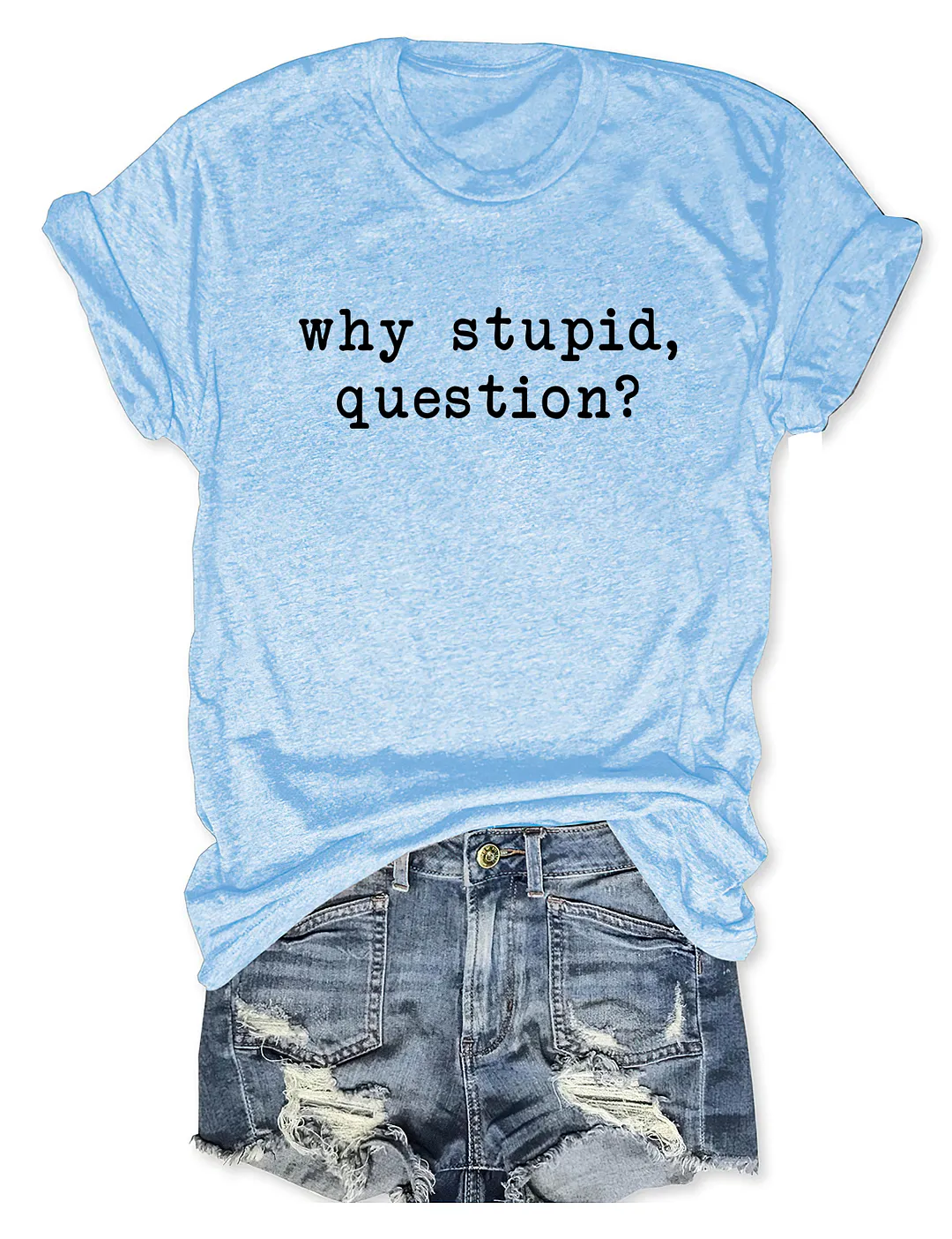 Why Stupid Question T-shirt