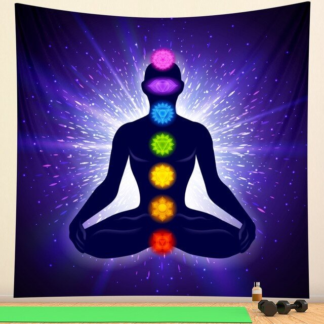 Indian mandala meditation Tarot tapestry wall decoration Mandala tapestry witchcraft Bohemian Hippie home decoration yoga mat