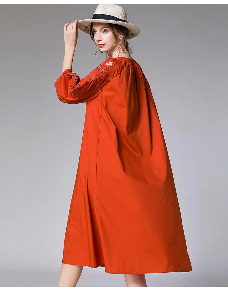 Women's new fashionable embroidered dress