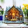 Acrylic Special Shaped Christmas 5D DIY Diamond Painting Tabletop Decorations